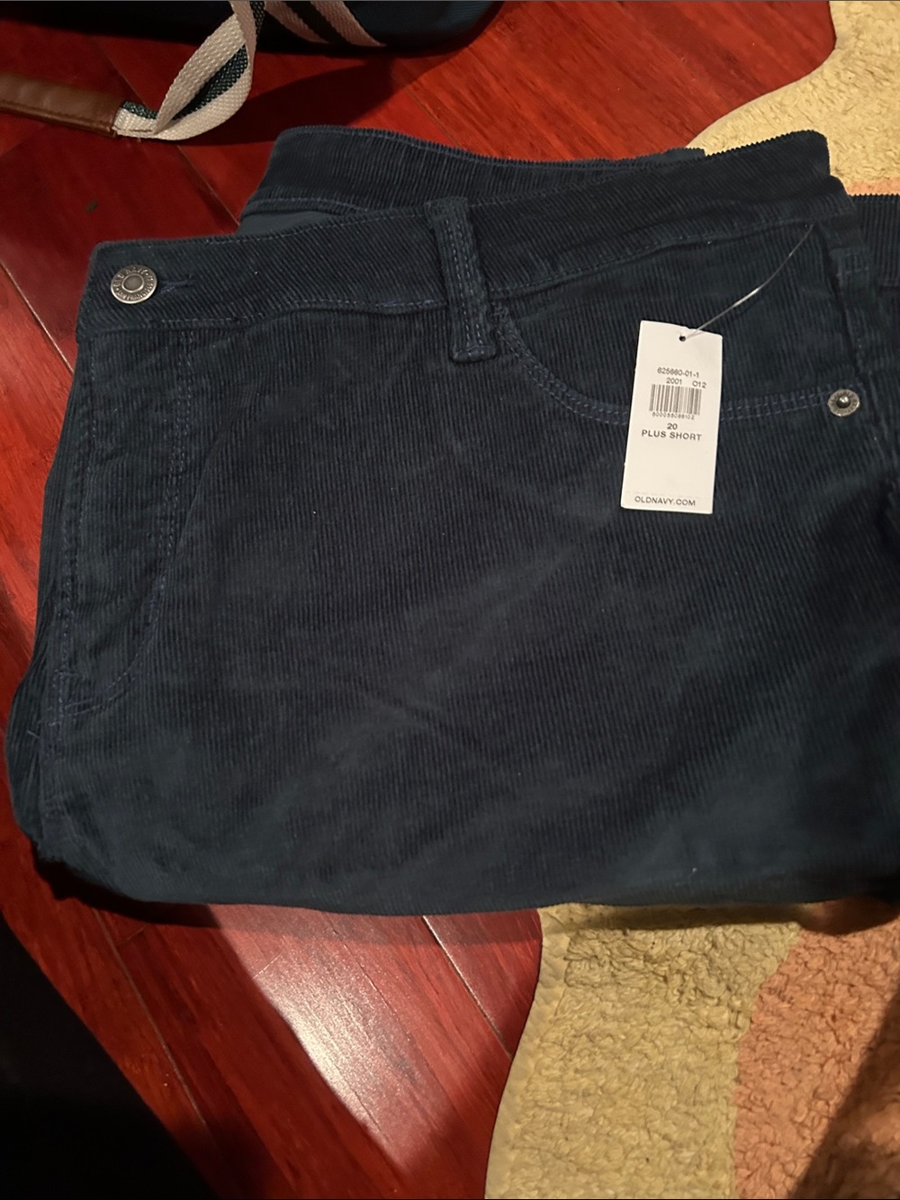 Old Navy Dark Teal Corduroy Plus-Size pants short
